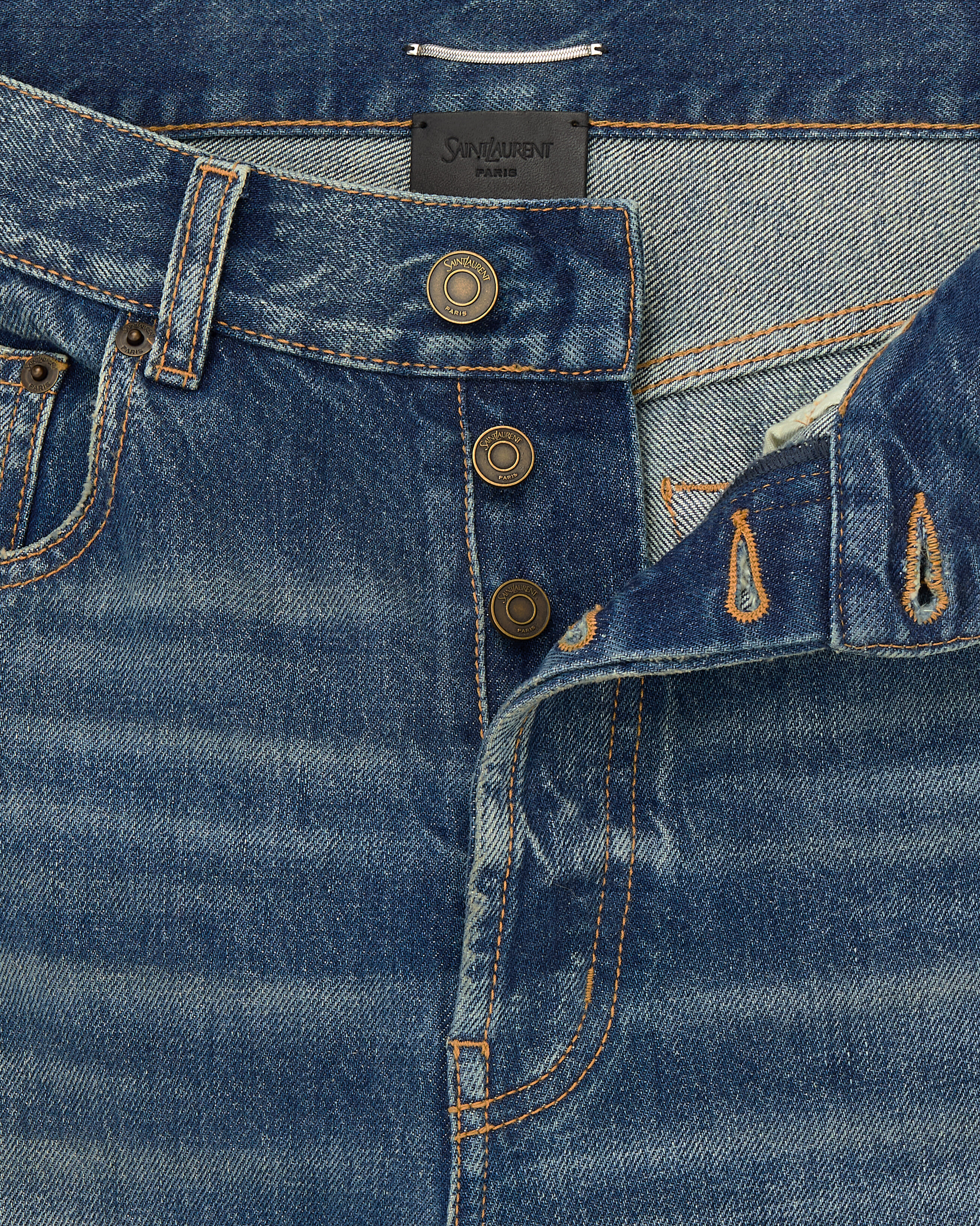 loose straight mid-rise jeans