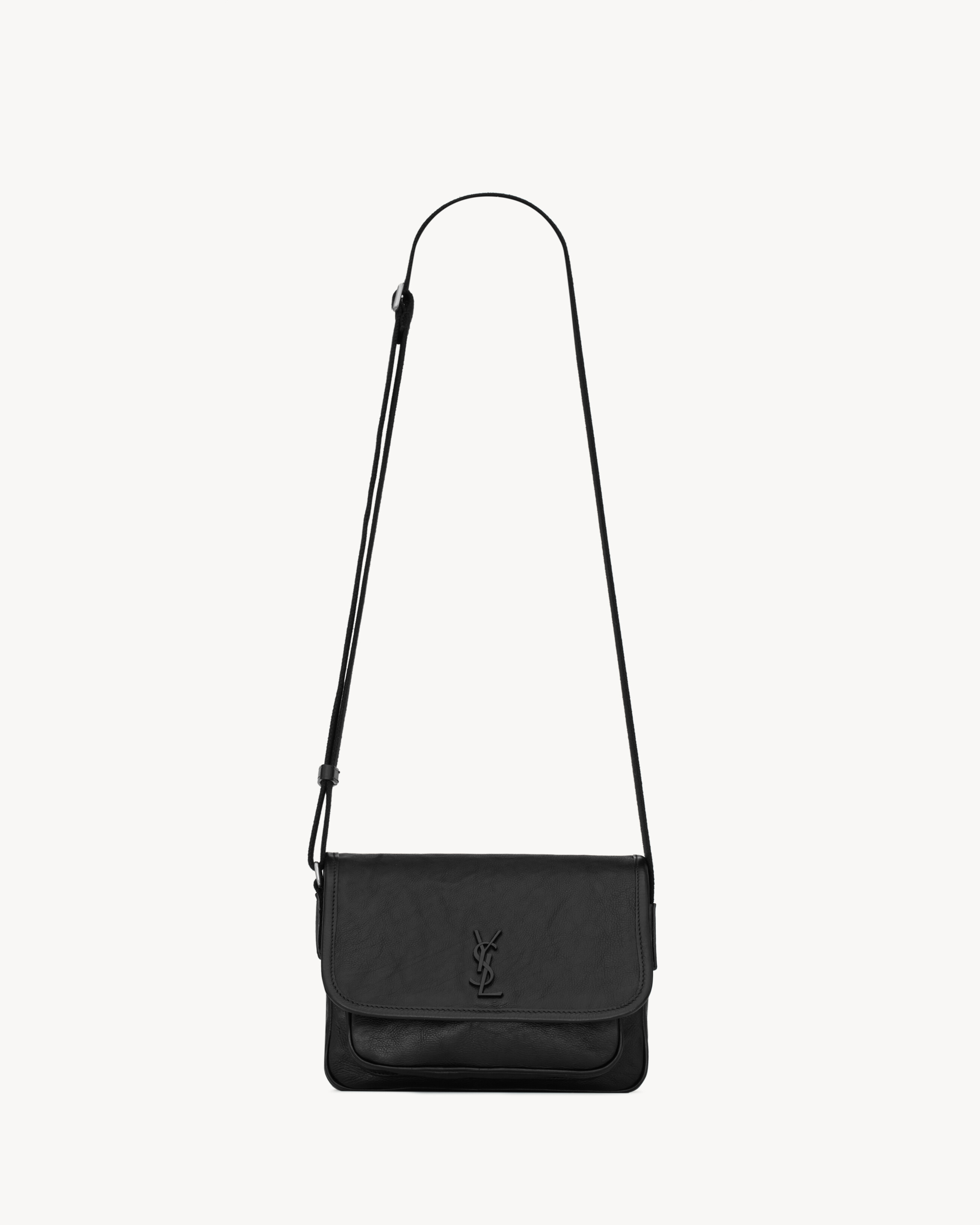 NIKI small messenger in grained leather