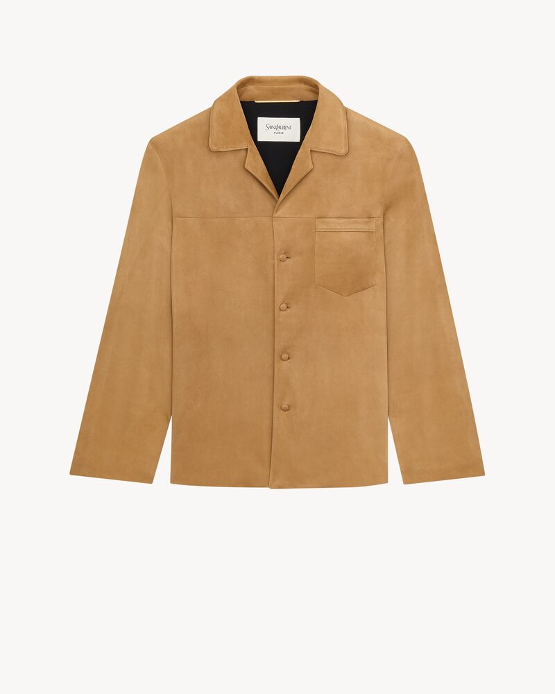 Jacket in suede