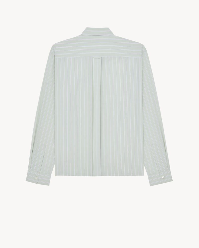 shirt in striped cotton