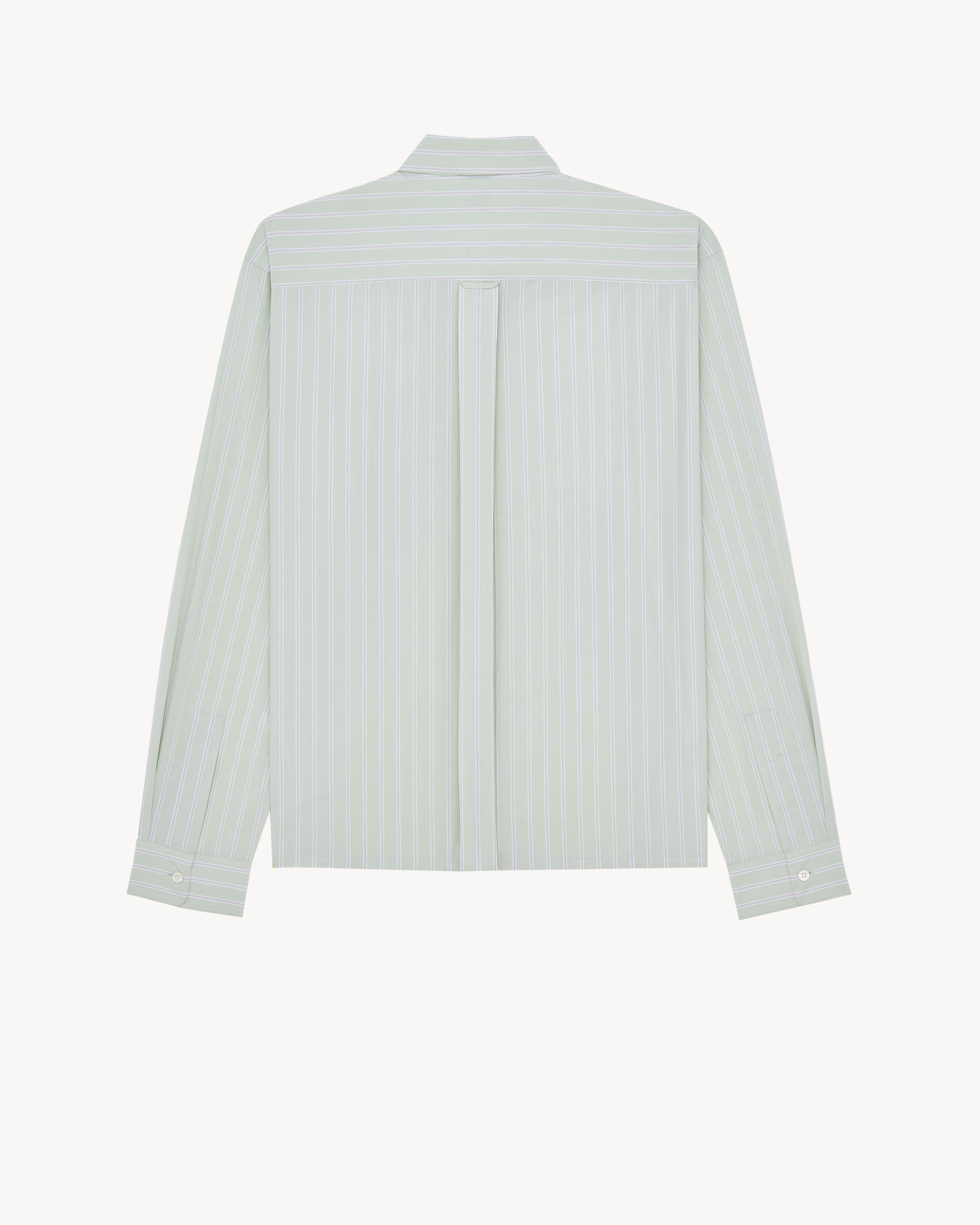 shirt in striped cotton