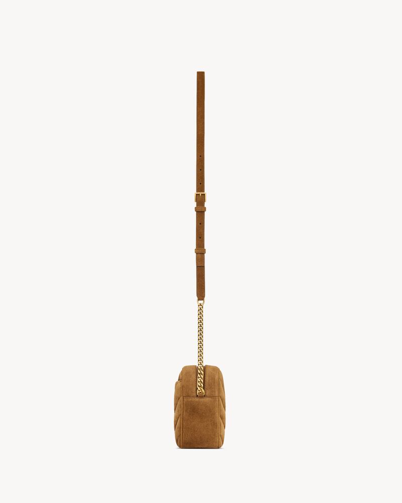 LOULOU camera bag in MATELASSÉ suede
