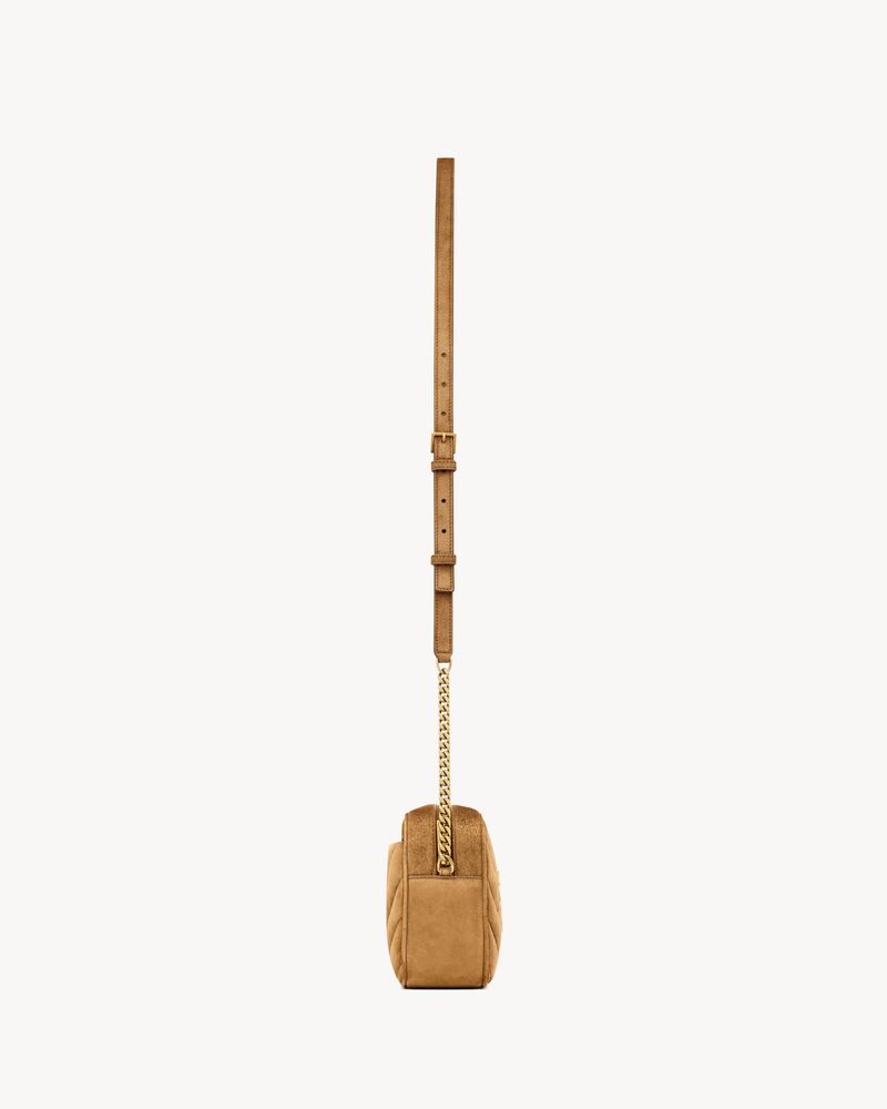 LOULOU camera bag in MATELASSÉ suede