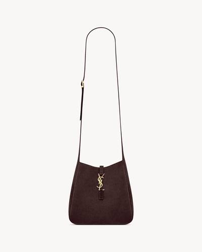 LE 5 À 7 supple crossbody in suede in Brown | Saint Laurent | YSL