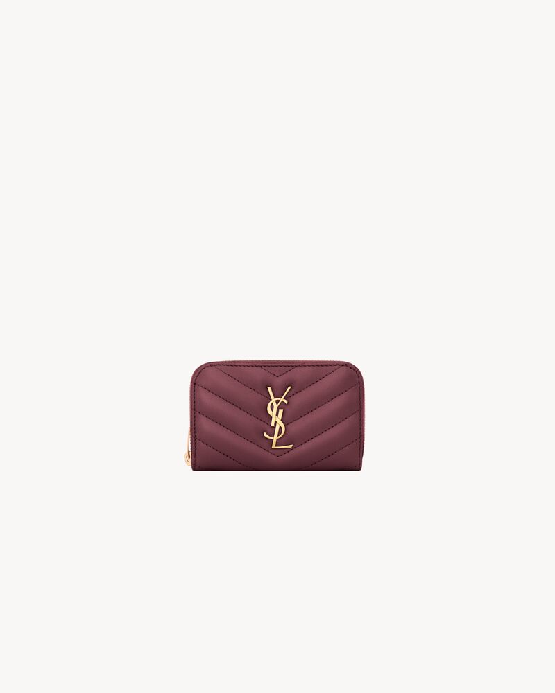 カサンドラ ウォレット（ラムスキン） ピンク | Saint Laurent | YSL