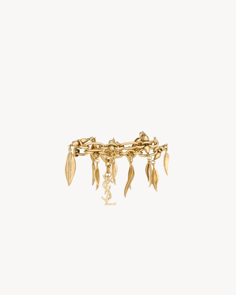 willow leaf bracelet in metal