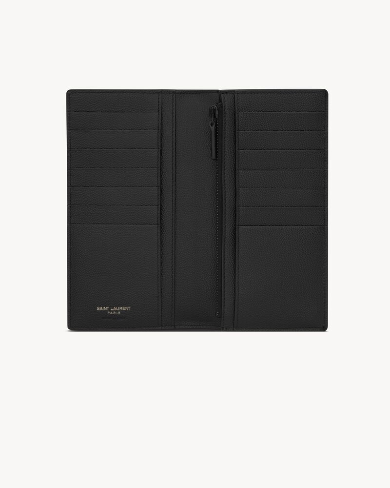 CASSANDRE portefeuille continental en cuir grain de poudre