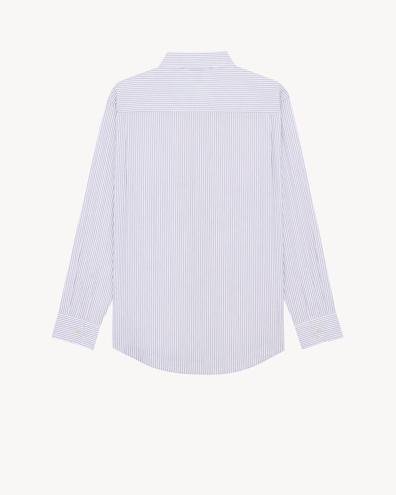CASSANDRE shirt in striped cotton poplin
