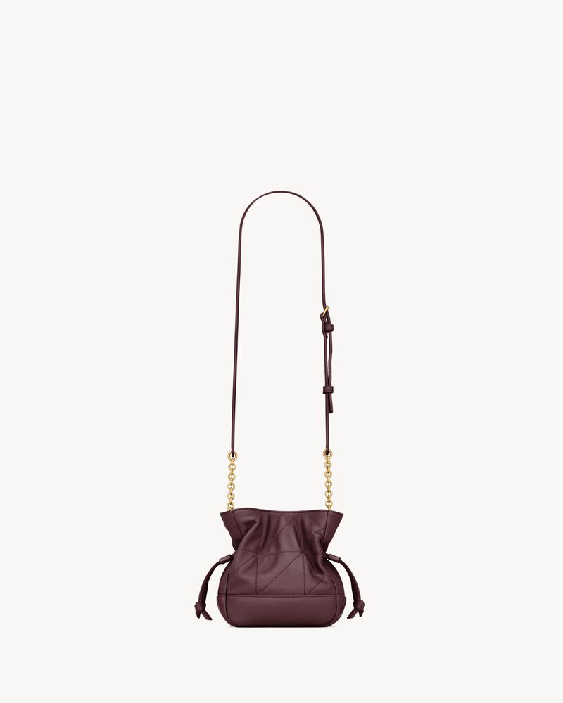 JAMIE mini shoulder pouch in lambskin
