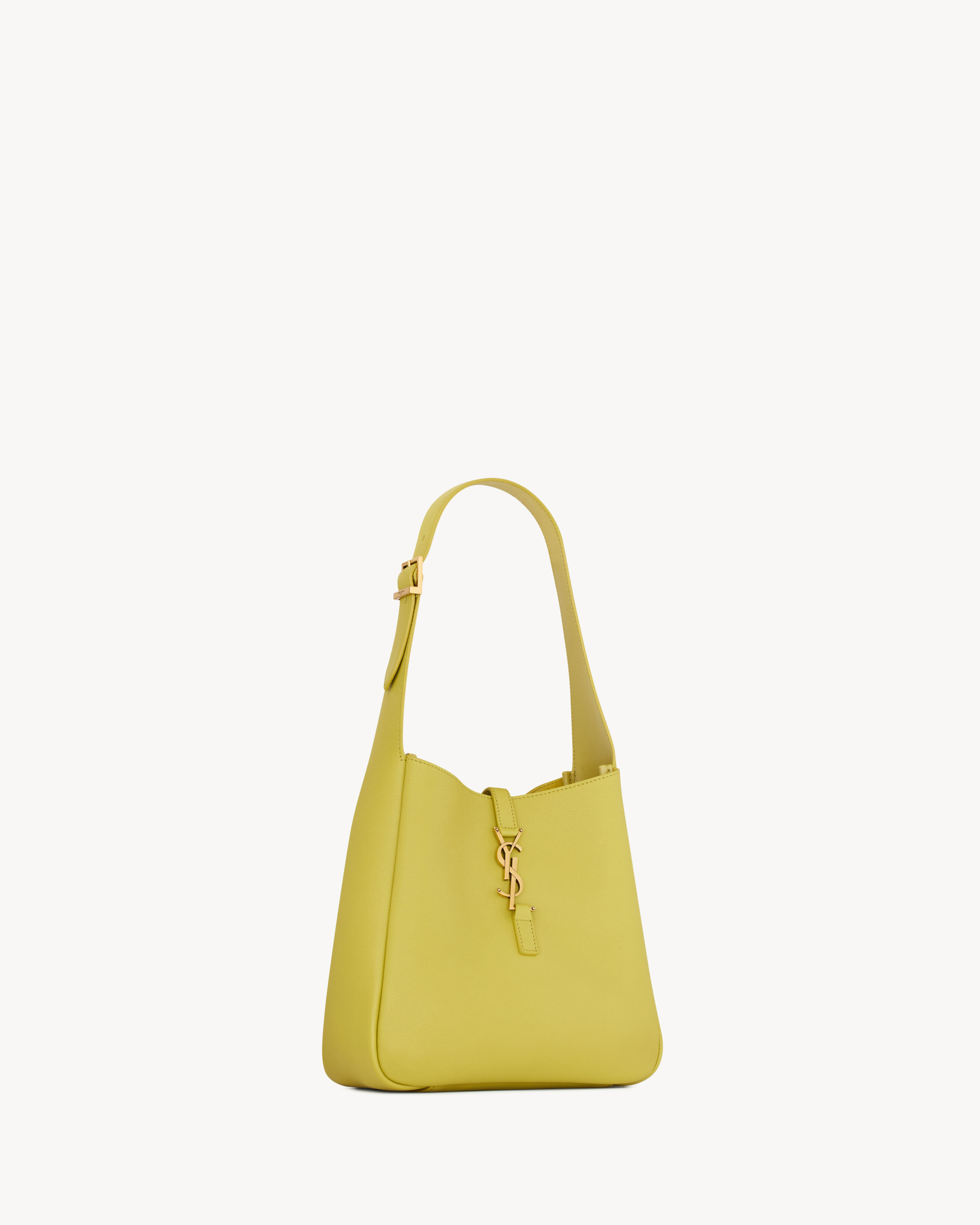 LE 5 À 7 supple small in grained leather in Yellow | Saint Laurent