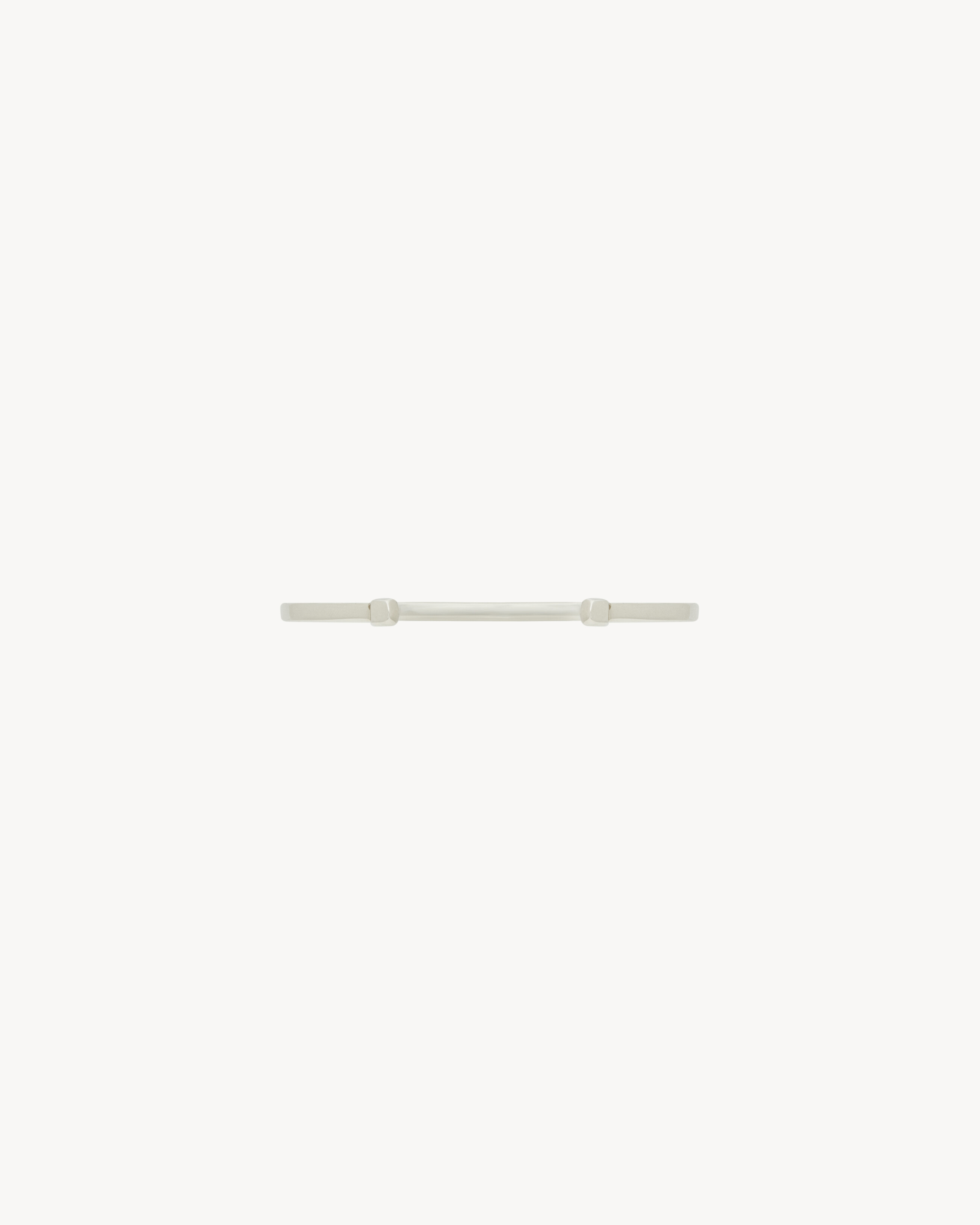 SAINT LAURENT thin cuff in sterling silver