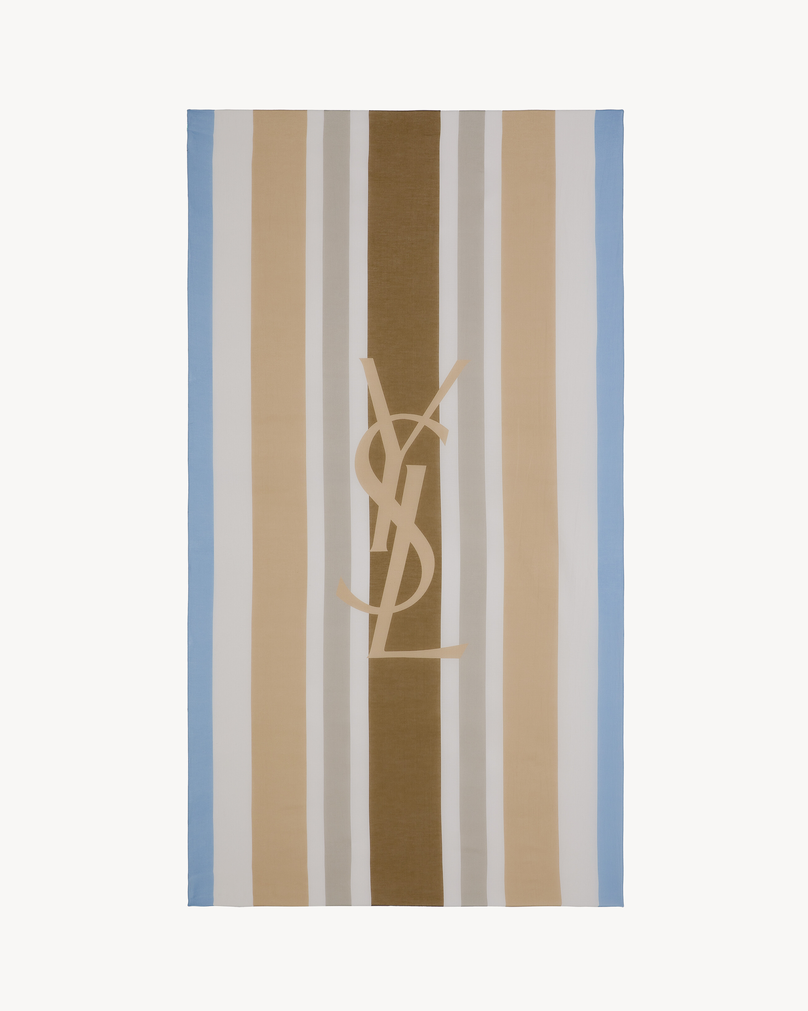 Stola a righe CASSANDRE in cotone e seta