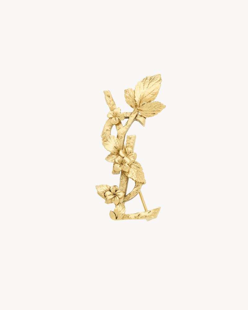 CASSANDRE hydrangea brooch in metal