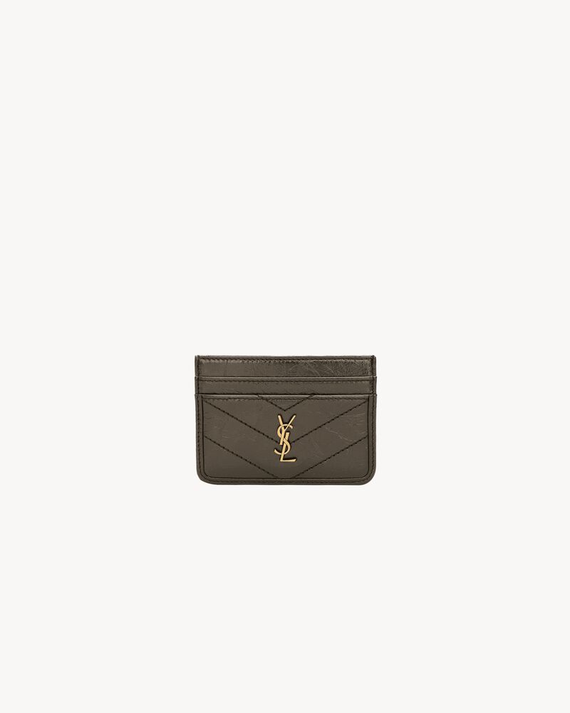 NIKI card case in vintage leather