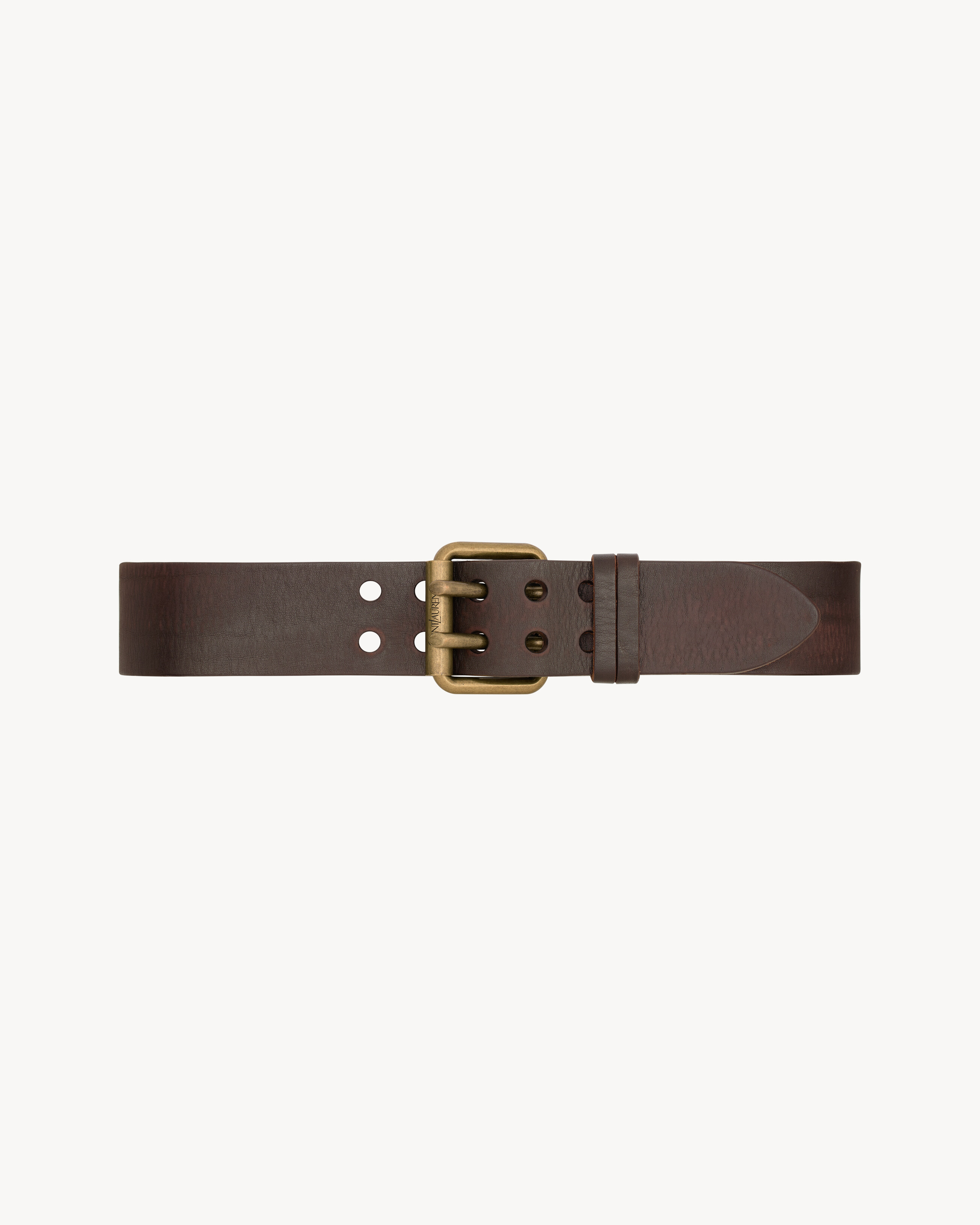 MOTORCYCLE wide belt in leather