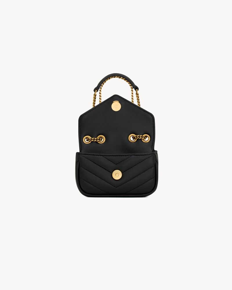 ルル マイクロバッグ（ラムスキン） ブラック | Saint Laurent | YSL