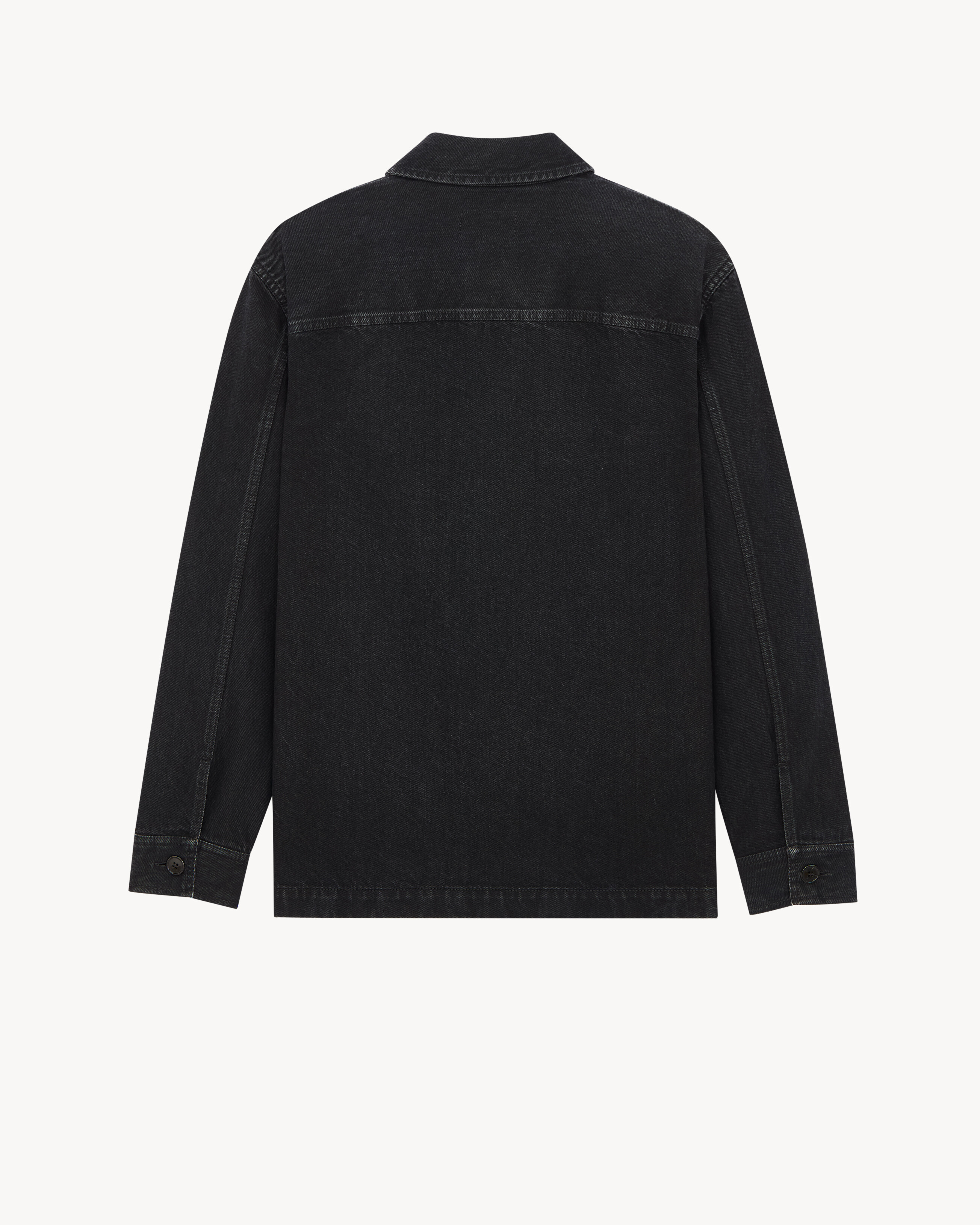 CASSANDRE overshirt in cotton linen gabardine