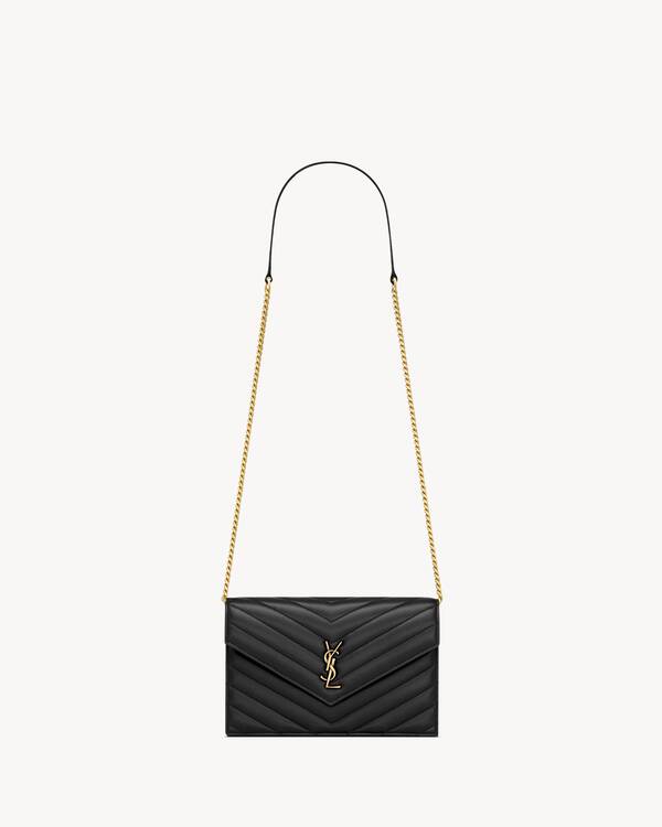 CASSANDRE ENVELOPE CHAIN WALLET IN LAMBSKIN