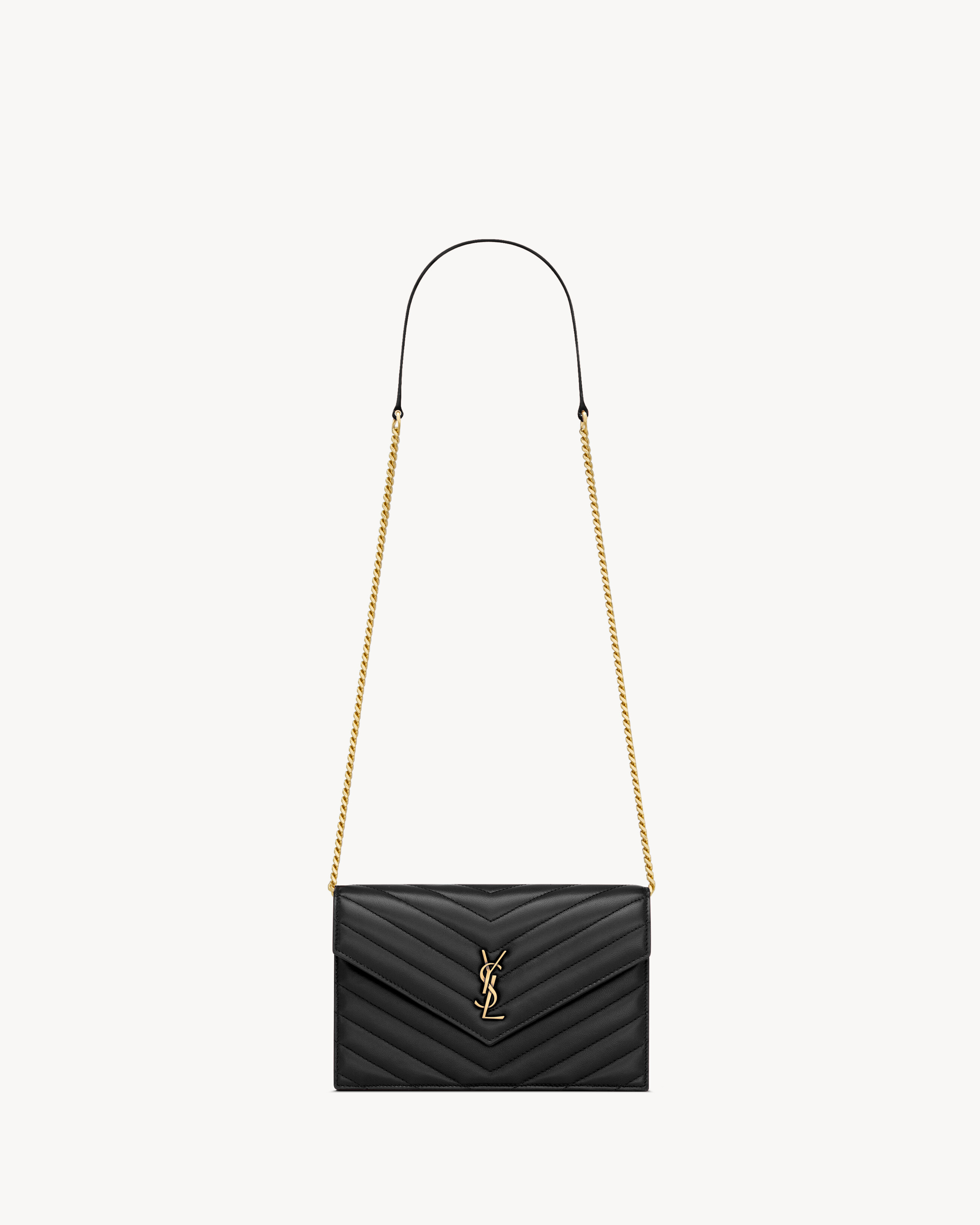 CASSANDRE ENVELOPE CHAIN WALLET IN LAMBSKIN