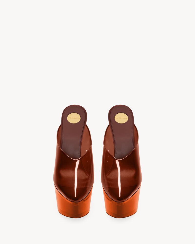 WHISKY mules à plateforme en TPU