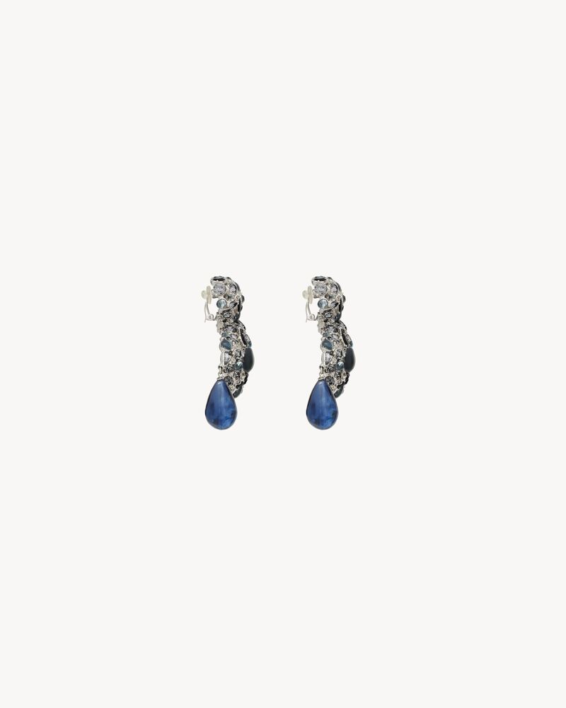 dove earrings in glass and resin
