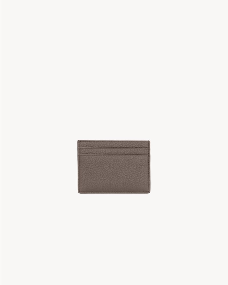 TINY CASSANDRE card case in grained leather