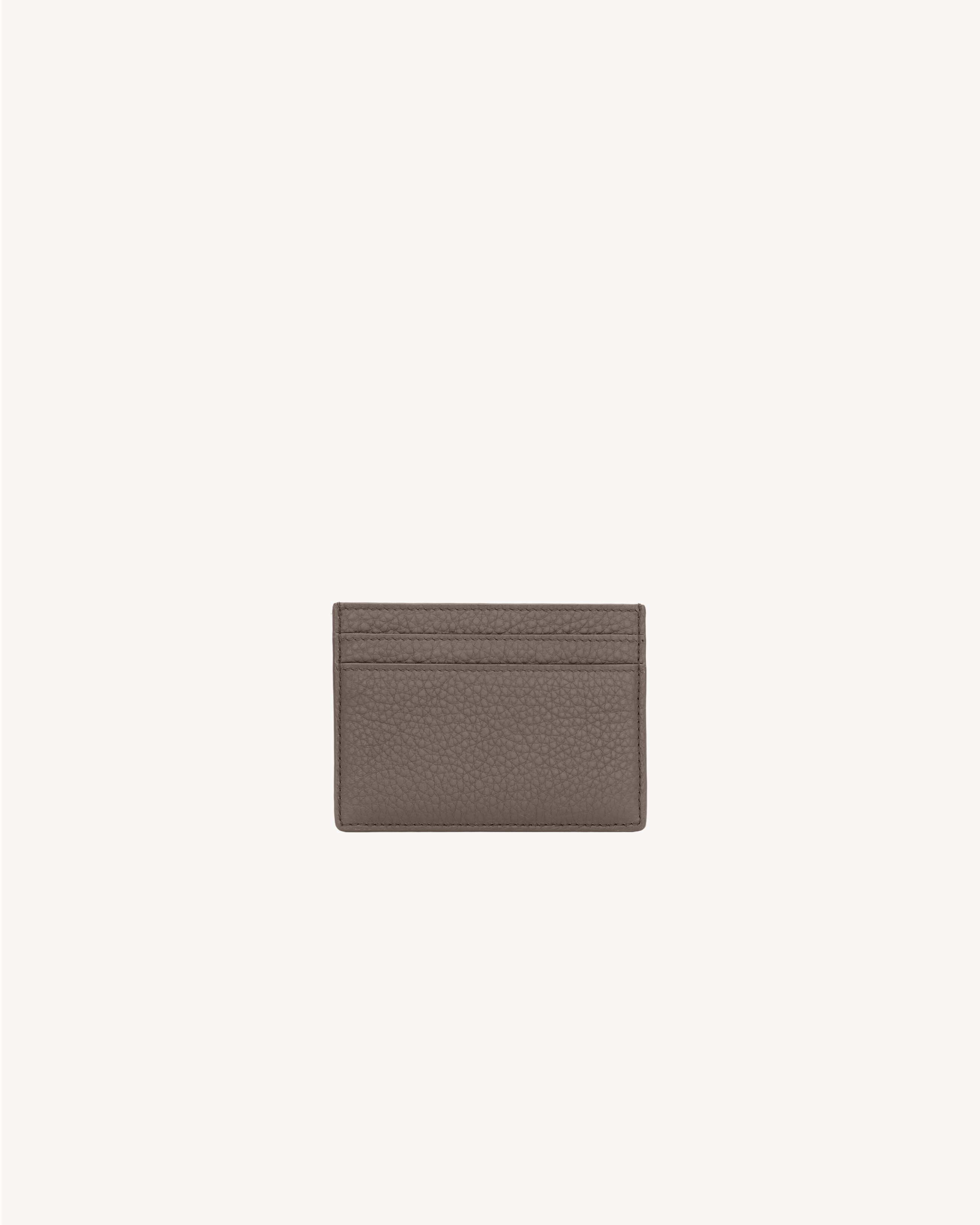 TINY CASSANDRE card case in grained leather