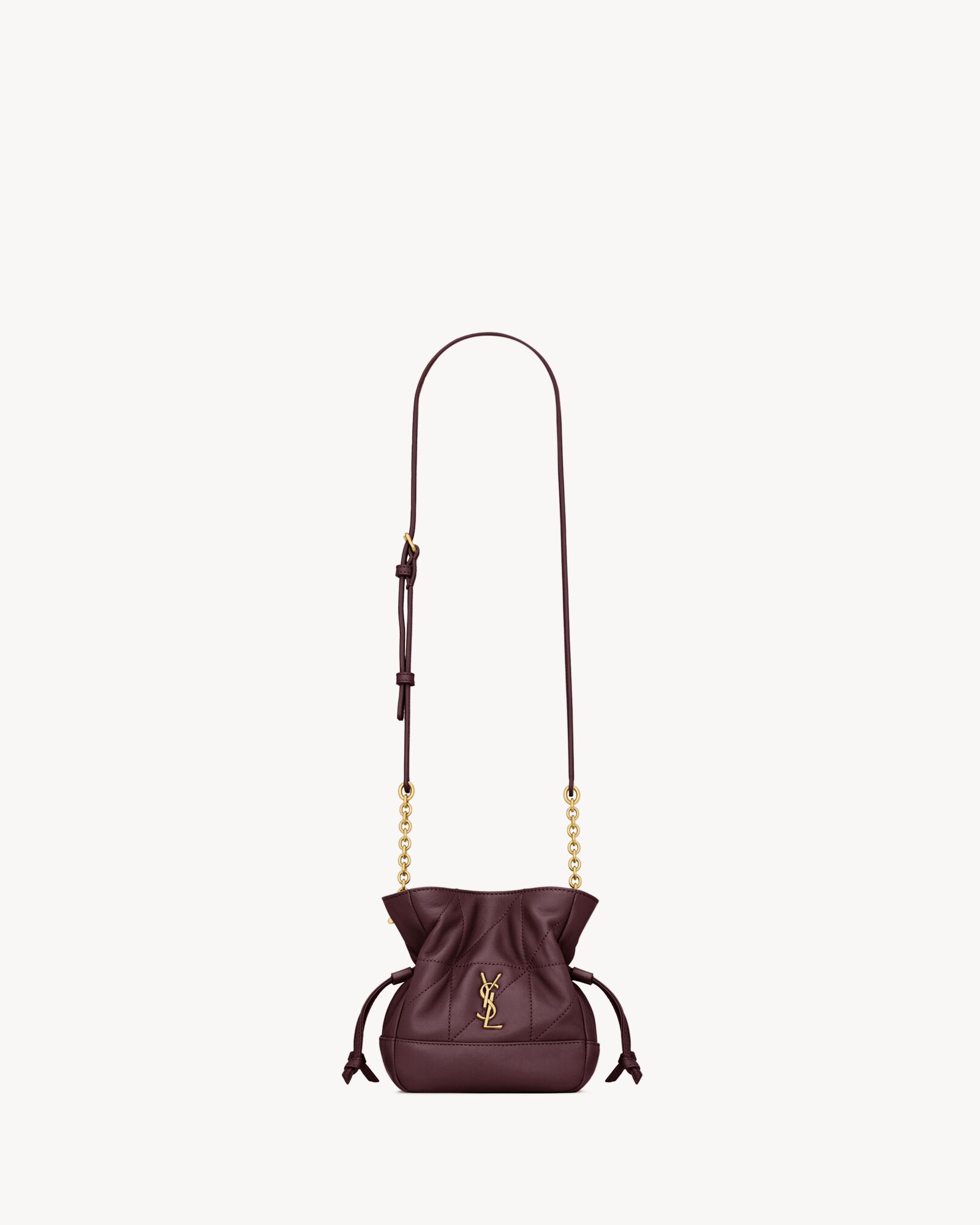 JAMIE mini shoulder pouch in lambskin — 859174AAB326195