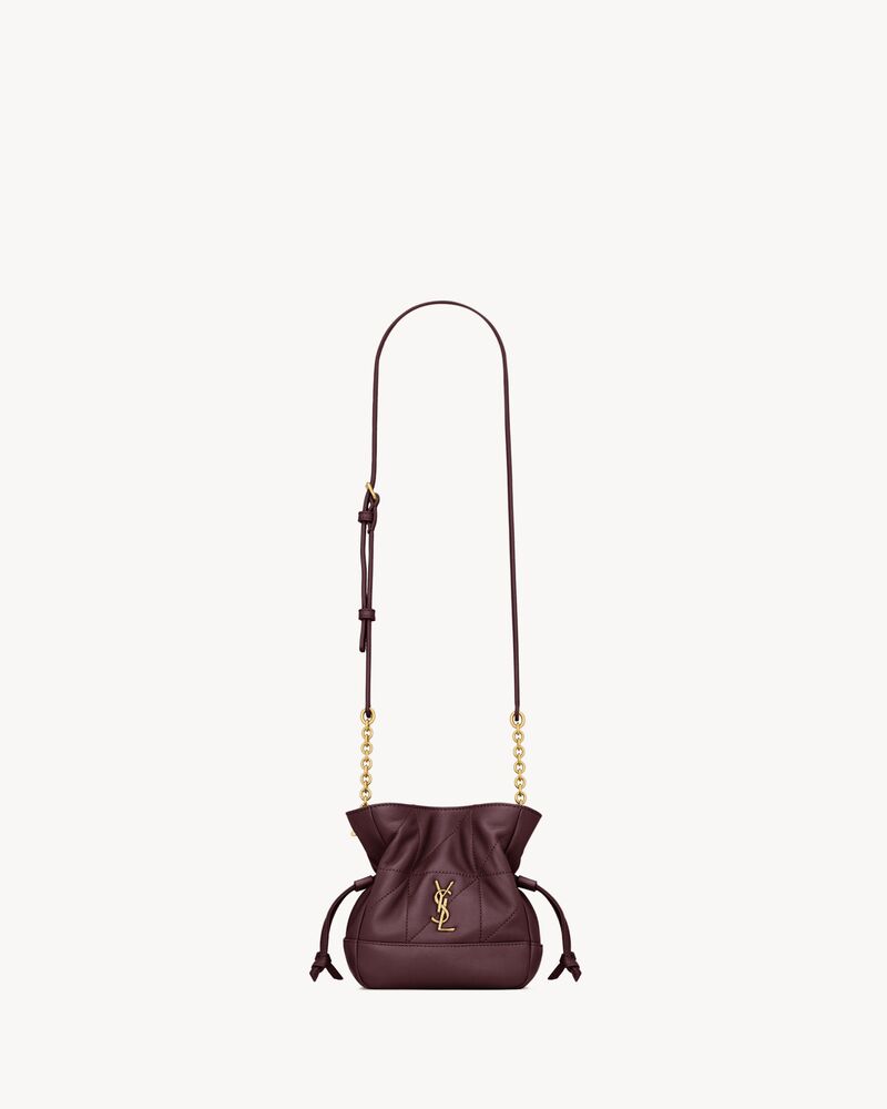 JAMIE mini shoulder pouch in lambskin