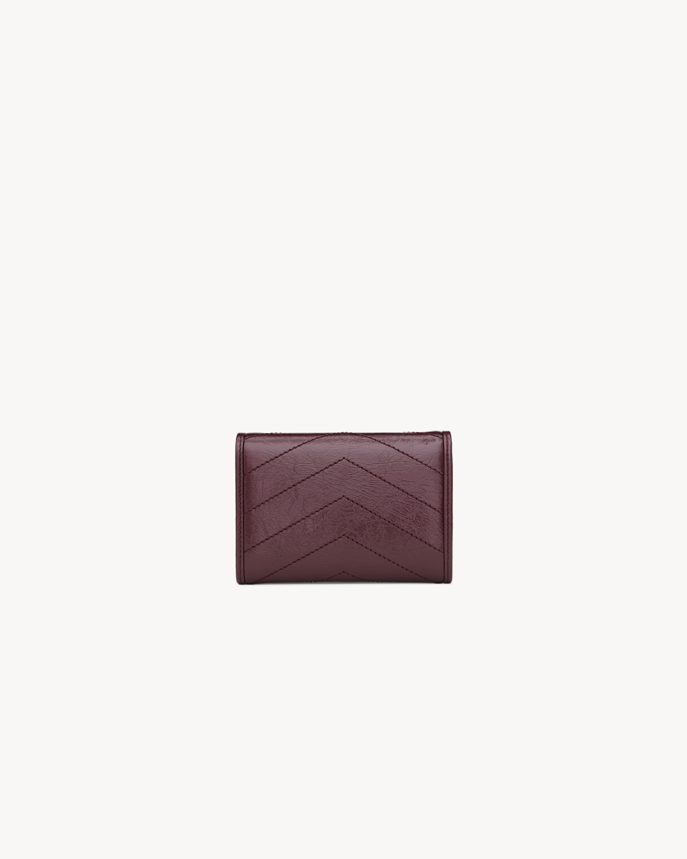 NIKI slim tri-fold wallet in vintage leather