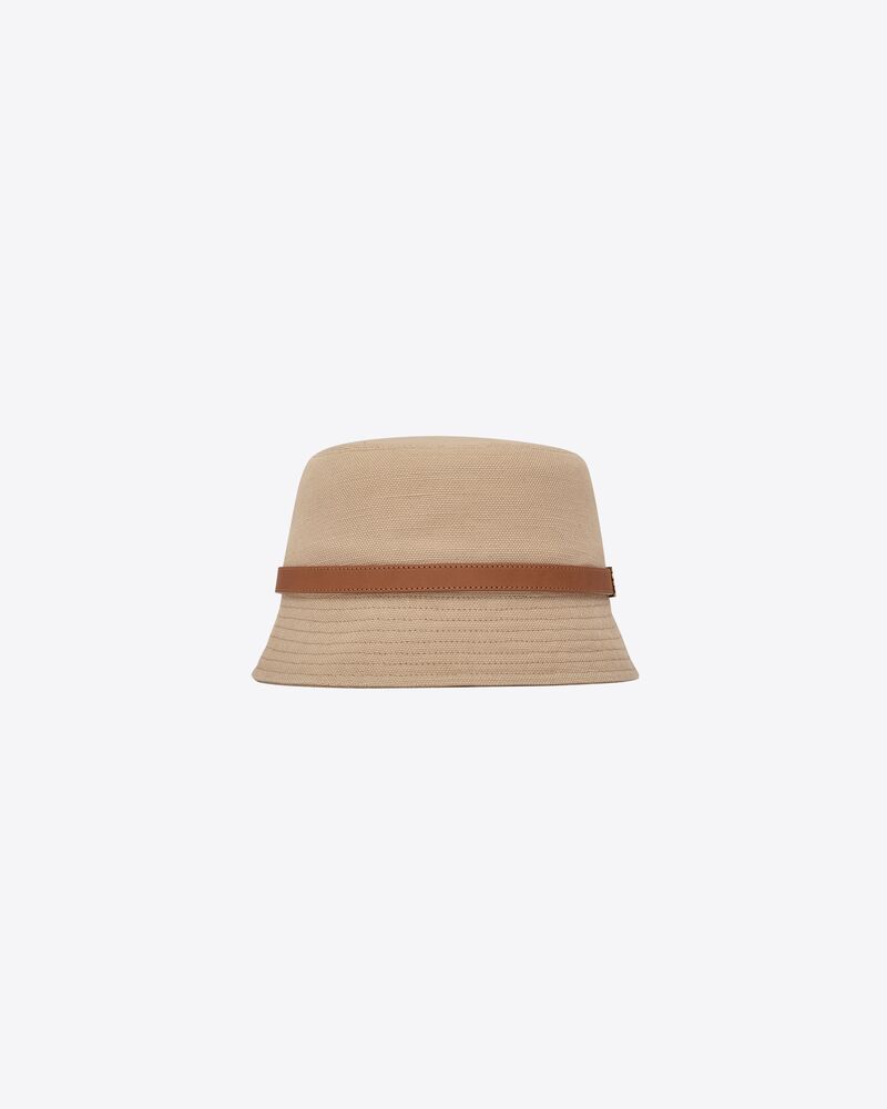 CASSANDRE bucket hat in canvas
