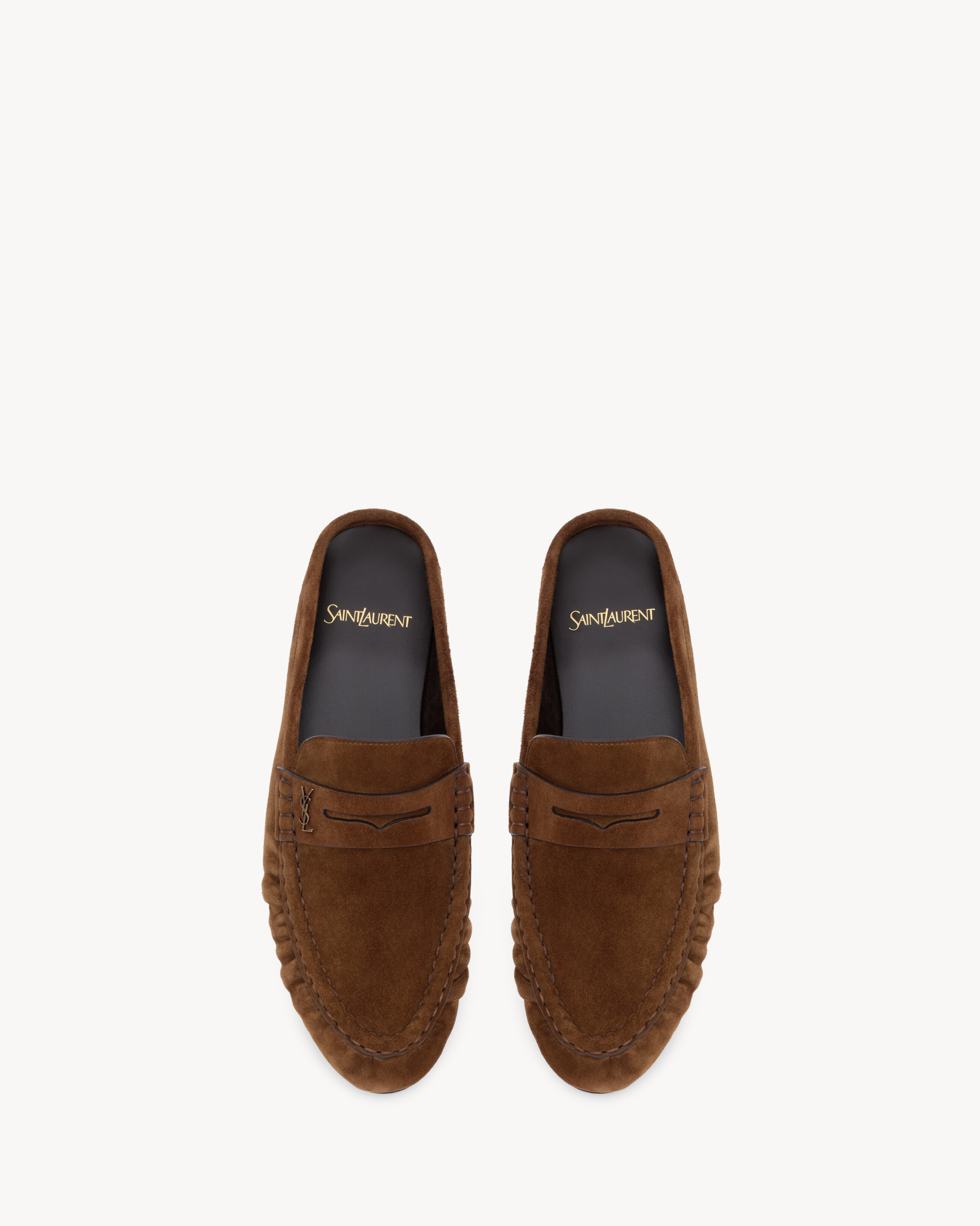 LE LOAFER mules en suède