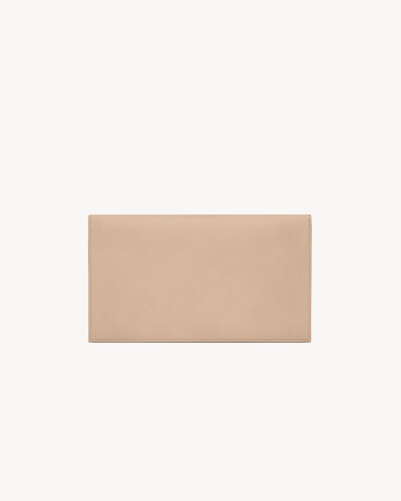 Pochette Uptown de piel repujada grain de poudre