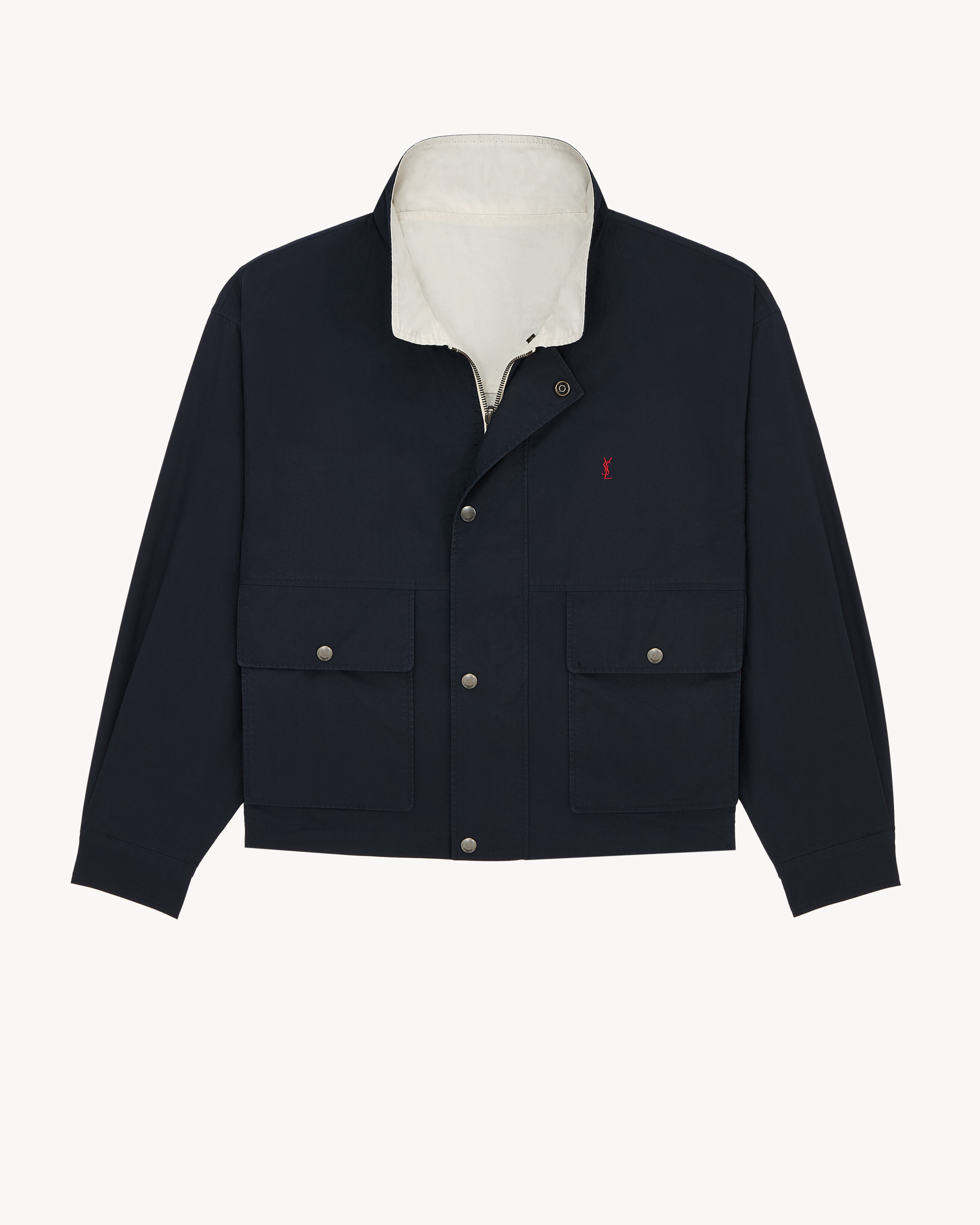 CASSANDRE veste de travail réversible en toile de coton brossé