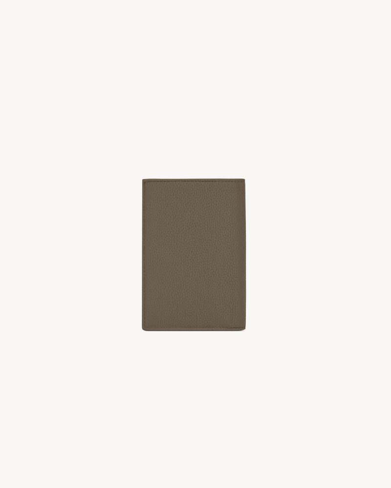 TINY CASSANDRE CREDIT CARD WALLET IN GRAINED LEATHER