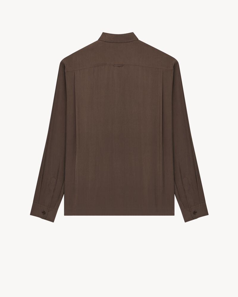 shirt in silk habotai