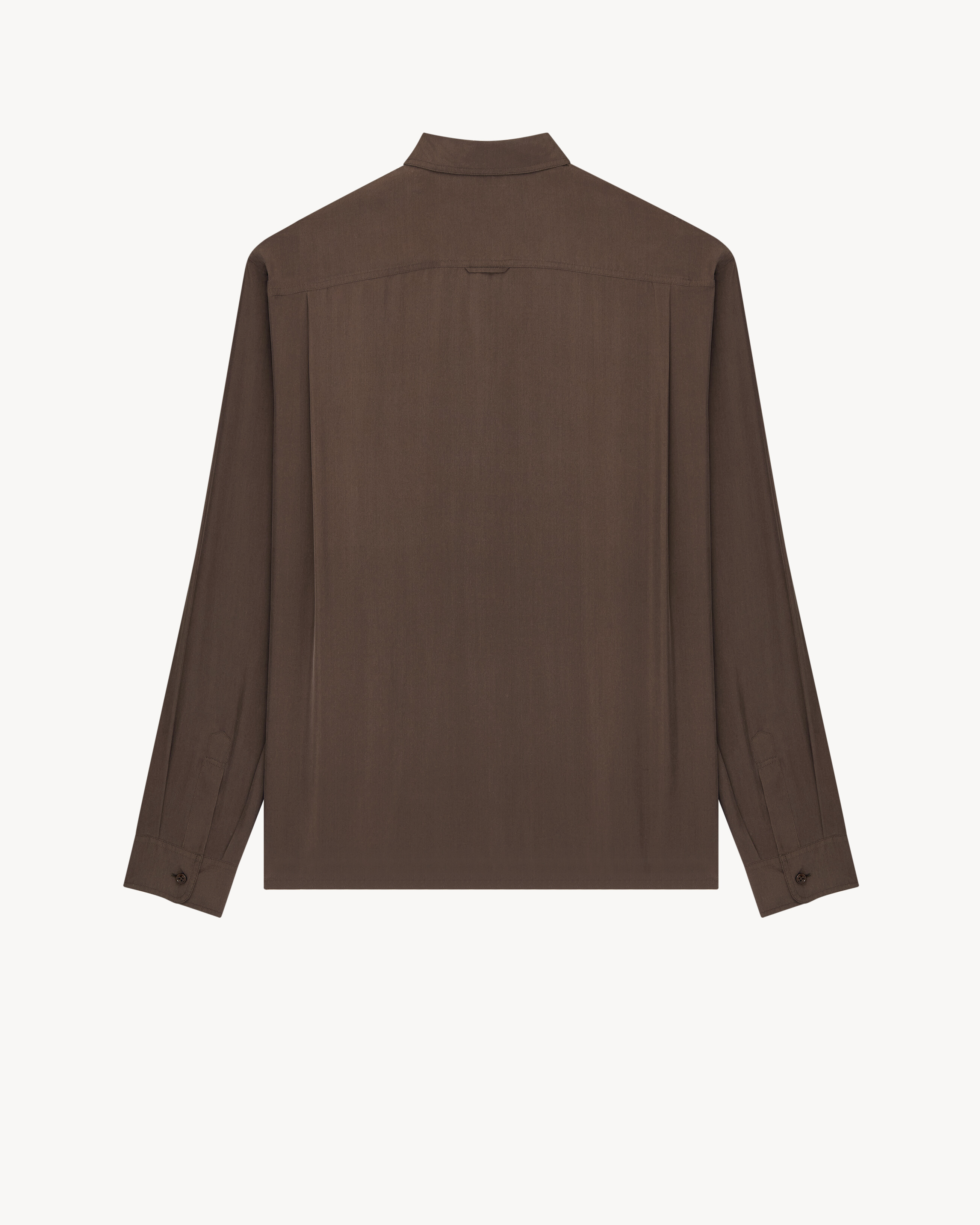 shirt in silk habotai