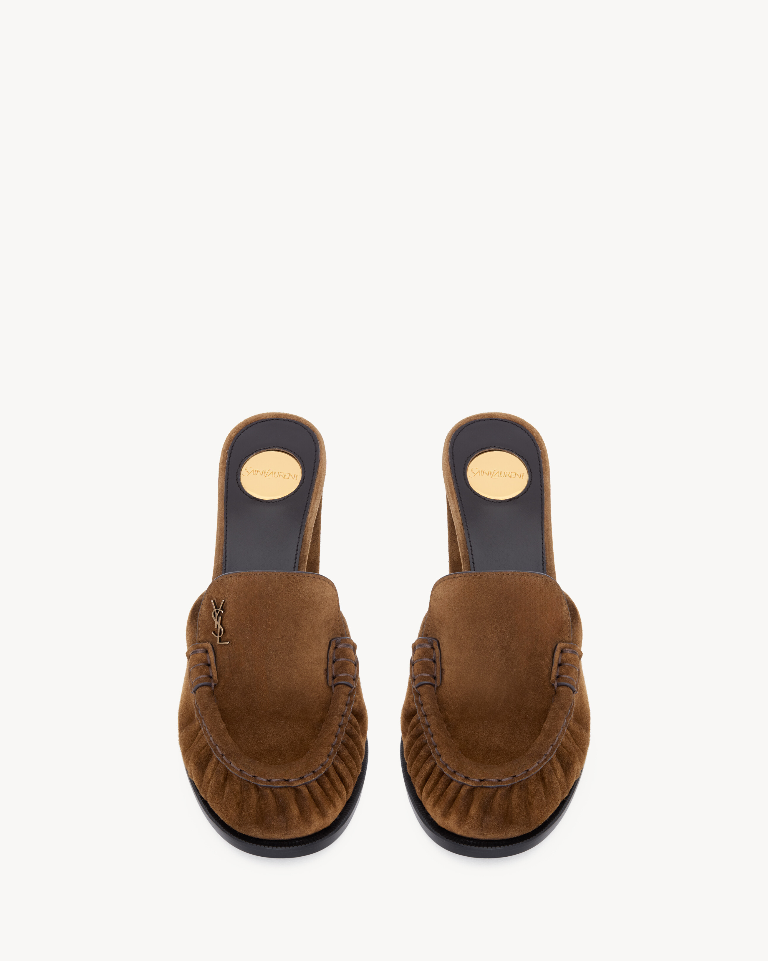 LE LOAFER Pantoletten aus Veloursleder