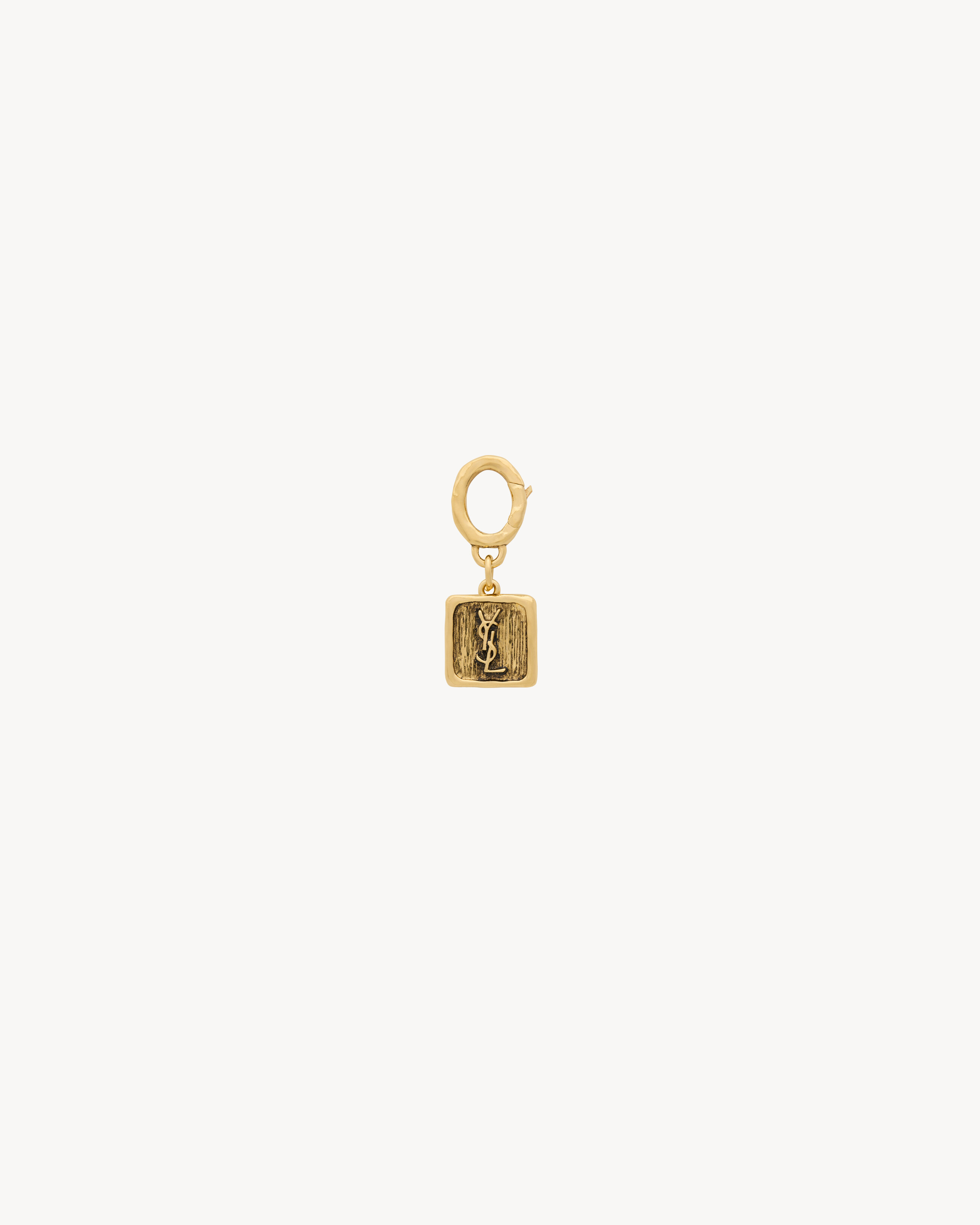 Charm cuadrado Cassandre de metal