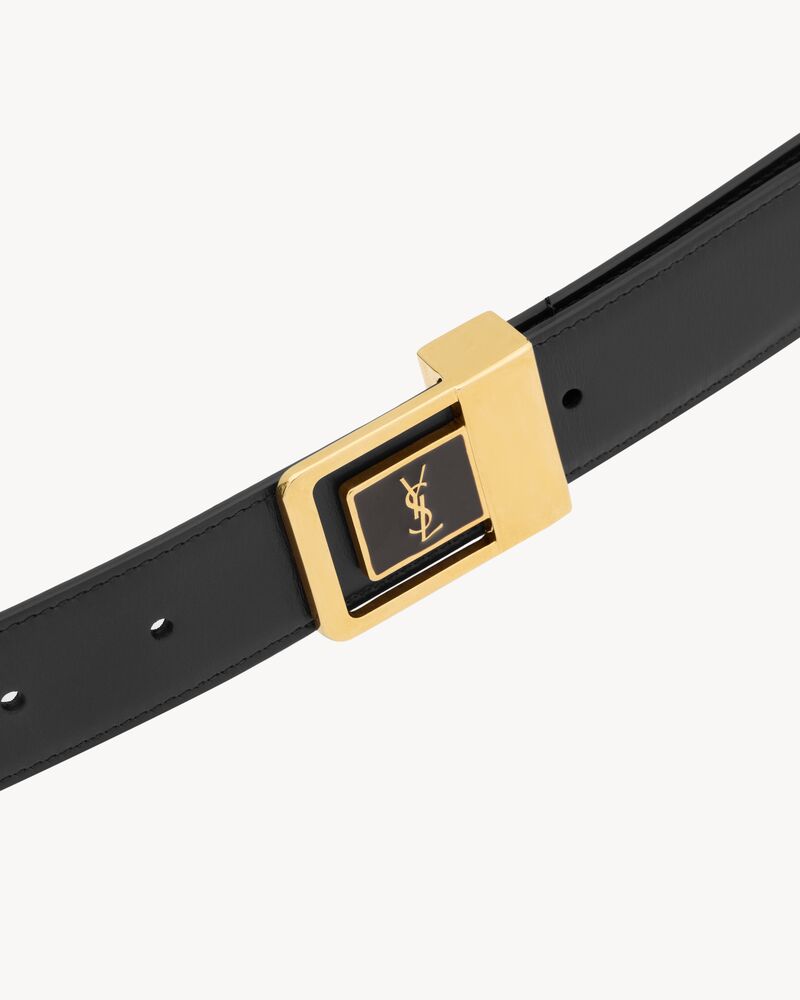 LA 66 belt in smooth leather