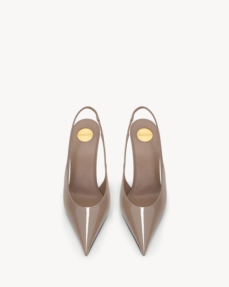P.A.R.I.S. slingback pumps in patent leather