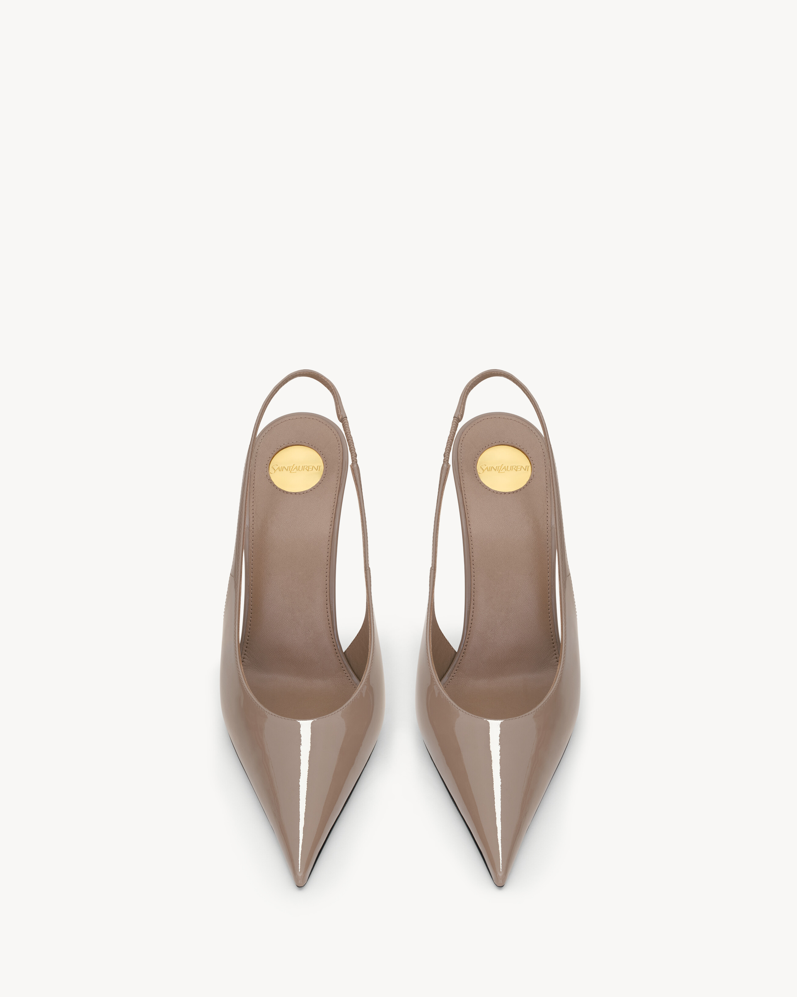 P.A.R.I.S. slingback pumps in patent leather