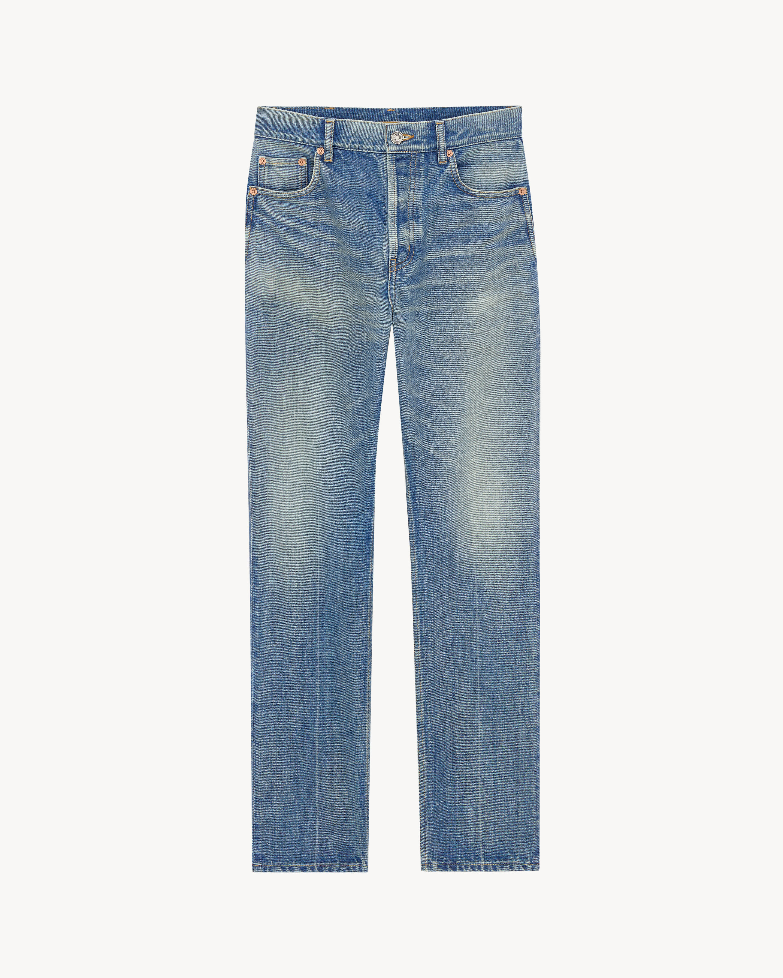 90's mid-rise straight jeans