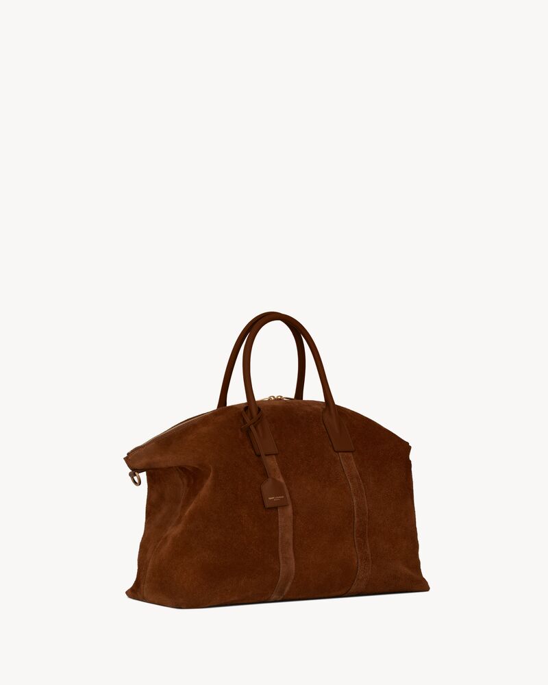 Bowling Tote in suede