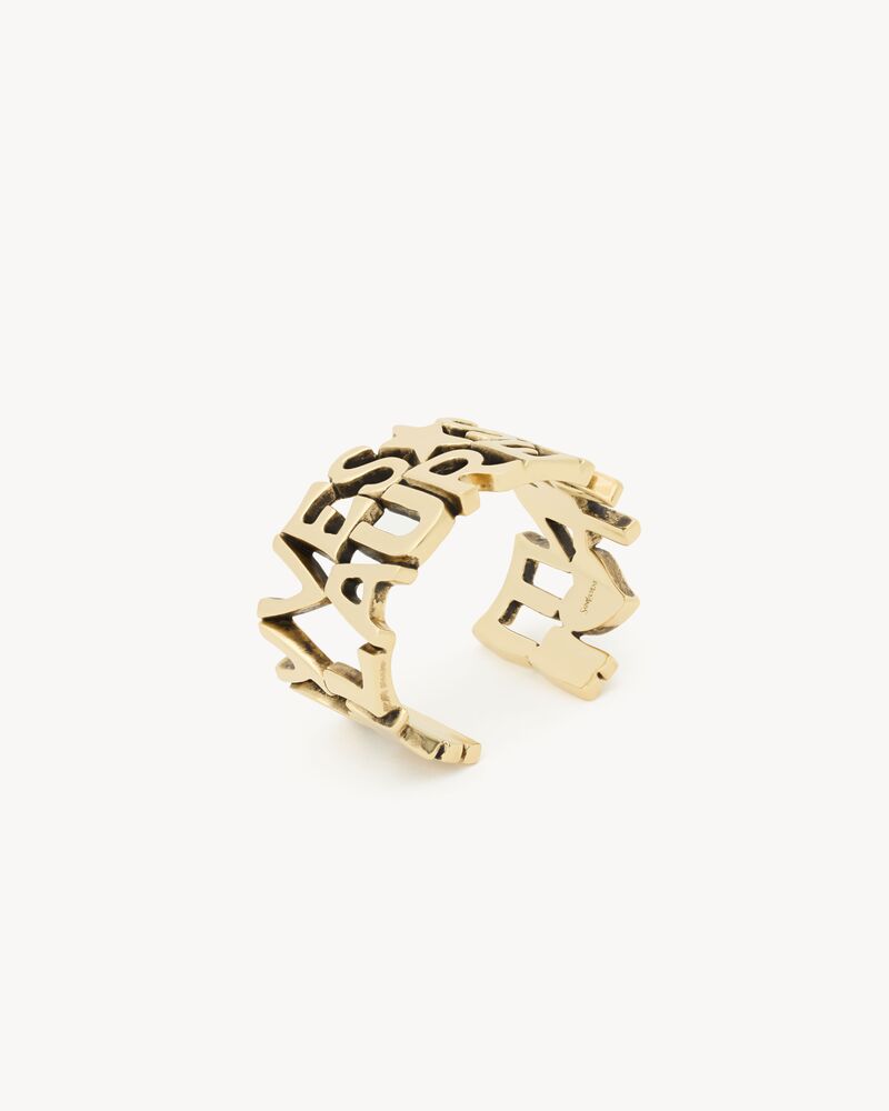 YVES SAINT LAURENT cuff in metal