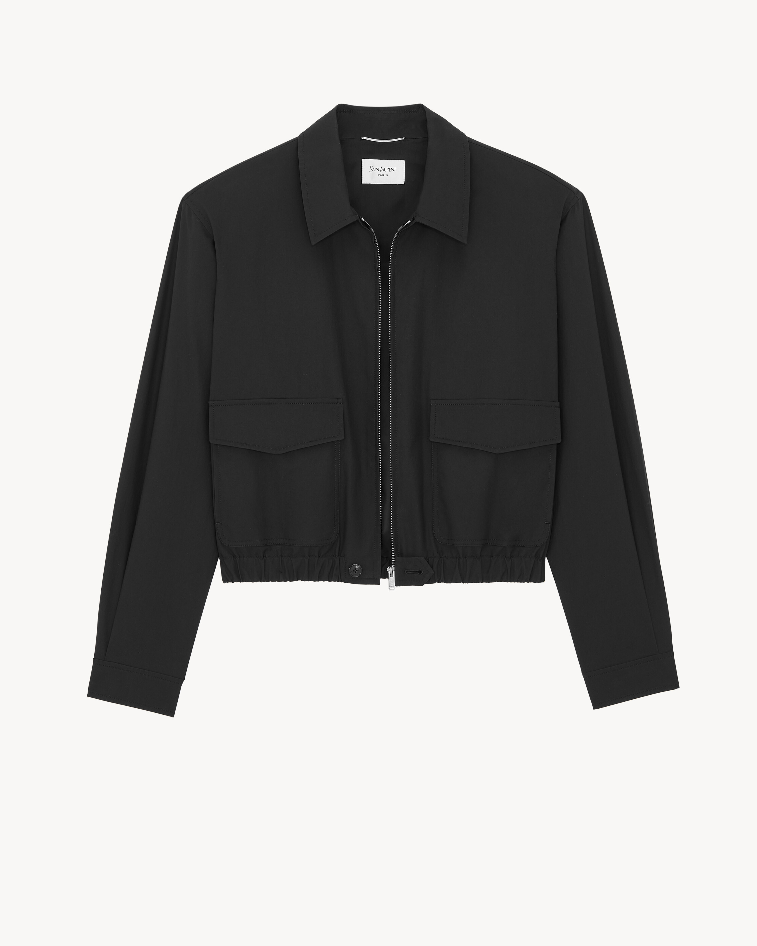 Blouson en popeline de coton