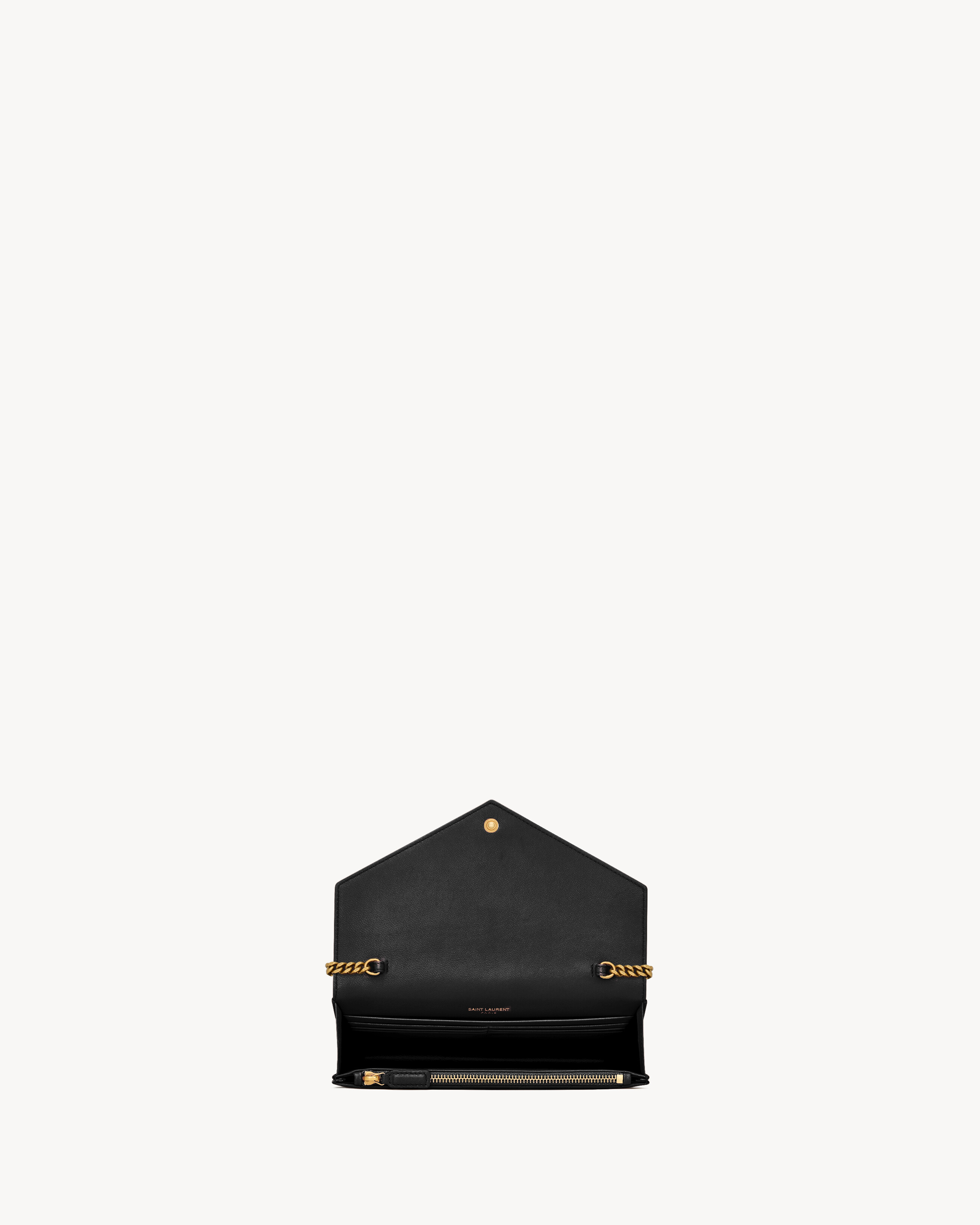 CASSANDRE ENVELOPE CHAIN WALLET IN LAMBSKIN