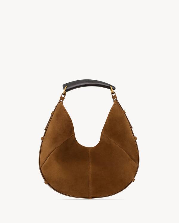 MOMBASA medium in suede in Brown | Saint Laurent | YSL US | ID