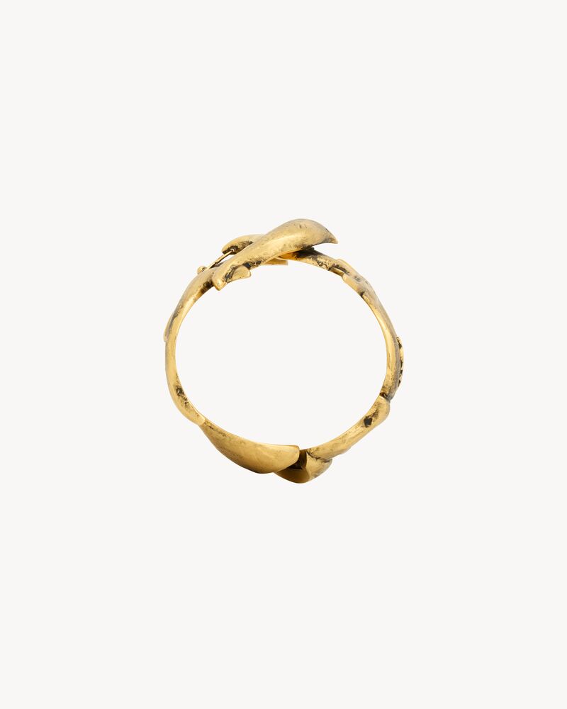 dove cuff in brass
