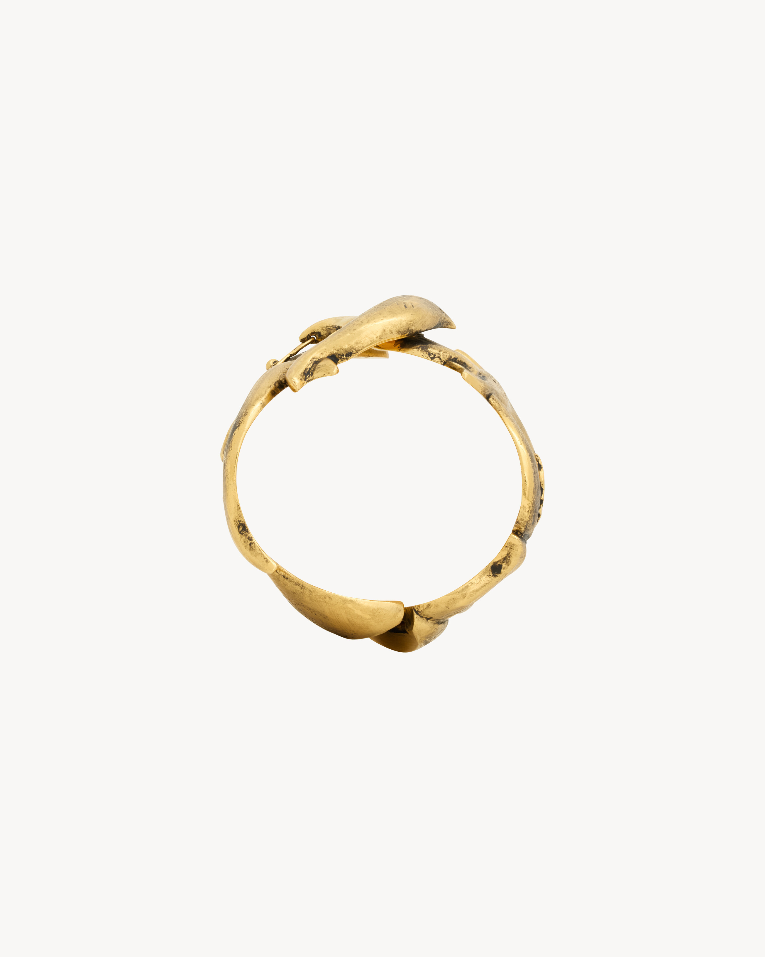 dove cuff in brass